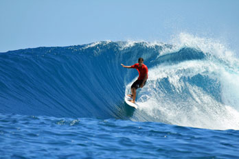 Photo of surfer