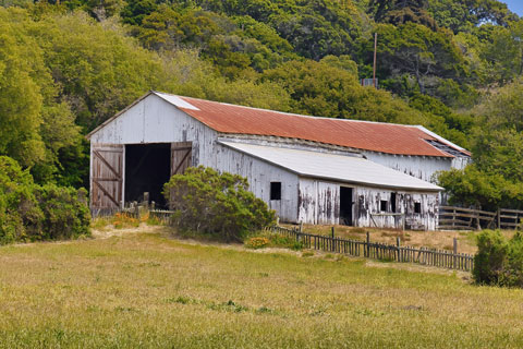 barn in Andrew Molera State Park, Big Sur, California