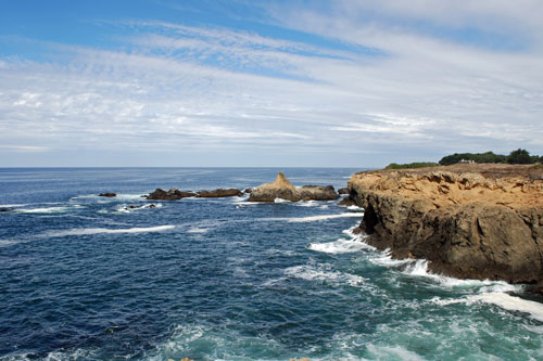 Russian Gulch coast, Mendocino County, CA