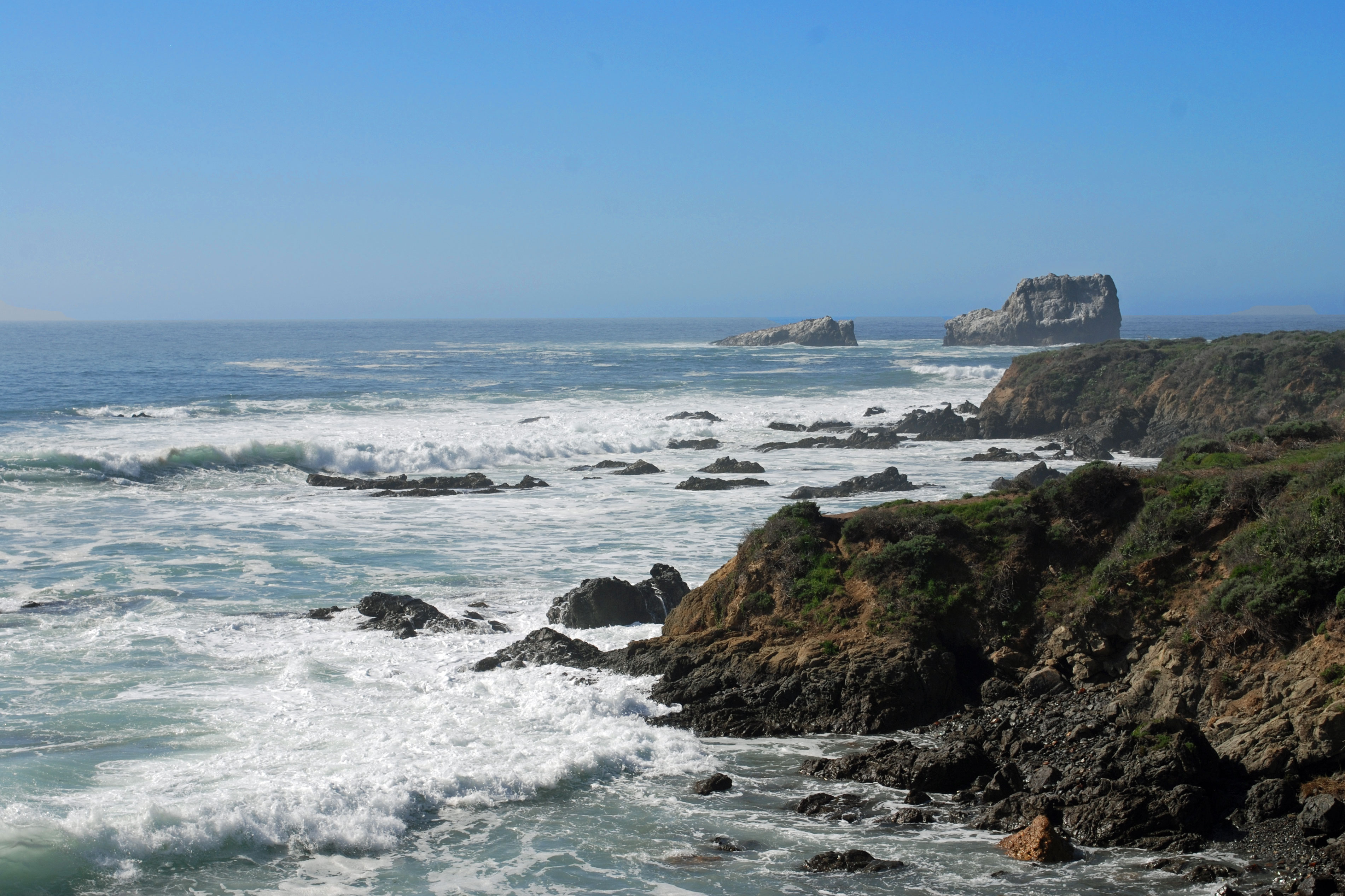 coast near Piedras Blancas, San Luis Obispo County, CA