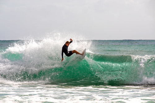 Malibu Lagoon surfer, Los Angeles County, CA