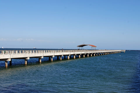 Cabrillo Beach fishing pier, Los Angeles, CA